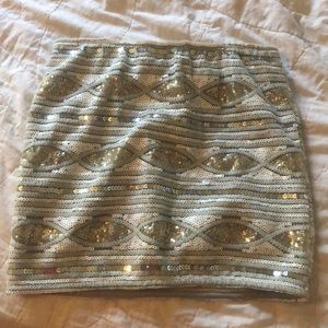 Sequin skirt